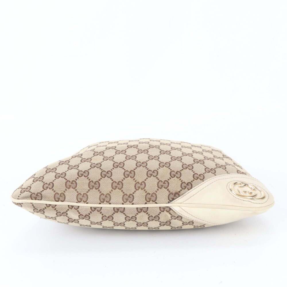 GUCCI Cream Leather Shoulder Bag - Picture 5 of 9